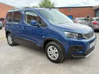 Used Peugeot Rifter Allure 100 HP (73 kW) 2021 Blue MPV
