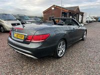 Used Mercedes E250 AMG line 204 HP (150 kW) 2015 Grey Cabriolet