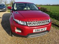 Used Land Rover Range Rover evoque Prestige 150 HP (110 kW) 2012 Red SUV