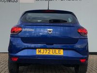 Used Dacia Sandero Comfort 91 HP (66 kW) 2022 Blue Hatchback