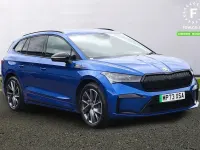 Used Skoda Enyaq iV SportlinePlus 210 kW (286 HP) 2024 Blue SUV