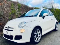 Used Fiat 500 S 69 HP (50 kW) 2014 White Hatchback