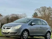 Used Vauxhall Corsa Club 2008 Silver Hatchback