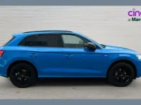 Used Audi Q5 Black Edition 190 HP (139 kW) 2019 Blue SUV