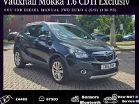 Used Vauxhall Mokka 137 HP (100 kW) 2016 Black SUV