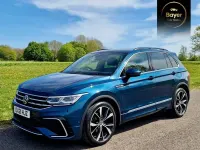 Used VW Tiguan R-line 150 HP (110 kW) 2021 Blue SUV
