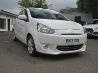 Used Mitsubishi Mirage 79 HP (58 kW) 2013 White Hatchback