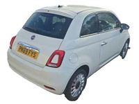 Used Fiat 500 Lounge 69 HP (50 kW) 2019 White Hatchback