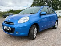 Used Nissan Micra Acenta 2011 Blue Hatchback