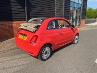Used Fiat 500C Lounge 69 HP (50 kW) 2017 Pink Cabriolet