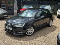 Used Audi A1 Sportback S-Line 125 HP (91 kW) 2016 Black Hatchback