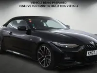 Used BMW 420 Cabriolet M Sport 184 HP (135 kW) 2022 Black Cabriolet