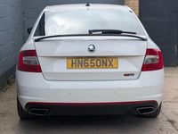 Used Skoda Octavia vRS 326 HP (239 kW) 2015 White Hatchback