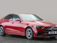 Usado Mercedes C300e AMG line 313 HP (230 kW) 2024 Vermelho Sedan
