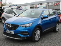Used Vauxhall Grandland X Business Edition 130 HP (95 kW) 2019 Blue SUV