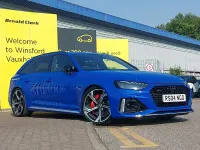 Used Audi RS4 Advanced 450 HP (330 kW) 2021 Blue Estate