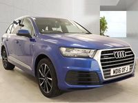 Begagnad Audi Q7 S-Line 218 HK (160 kW) 2016 Blå SUV