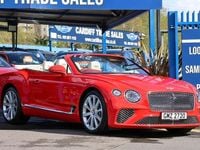 Used Bentley Continental GT Convertible 2021 Red Cabriolet