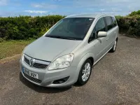Used Vauxhall Zafira Design Edition 115 HP (84 kW) 2010 Silver MPV