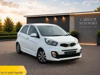 Used Kia Picanto 68 HP (50 kW) 2014 White Hatchback