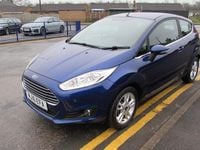 Used Ford Fiesta Zetec 100 HP (73 kW) 2016 Blue Hatchback