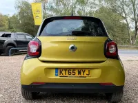 Used Smart ForFour Premium 90 HP (66 kW) 2016 Yellow Hatchback