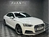 Used Audi A5 S-Line 150 HP (110 kW) 2019 White Coupe