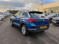 Used VW T-Roc SE 115 HP (84 kW) 2019 Blue SUV