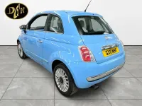 Used Fiat 500 Lounge 69 HP (50 kW) 2011 Blue Hatchback