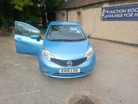 Used Nissan Note Acenta Premium 90 HP (66 kW) 2015 Blue Hatchback