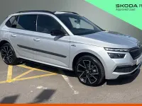Used Skoda Kamiq Monte Carlo 110 HP (80 kW) 2022 Brilliant silver metallic SUV