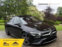 Used Mercedes CLA180 AMG line 2020 Black Coupe
