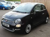 Used Fiat 500 Lounge 69 HP (50 kW) 2019 Black Hatchback