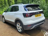 Used VW T-Cross SEL 115 HP (84 kW) 2019 White SUV