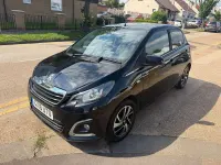 Used Peugeot 108 Allure 82 HP (60 kW) 2016 Black Hatchback