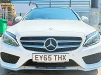 Used Mercedes C200 AMG line 184 HP (135 kW) 2015 White Estate