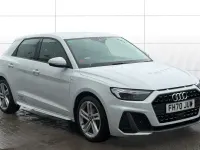 Used Audi A1 Sportback S-Line 95 HP (69 kW) 2021 White Hatchback