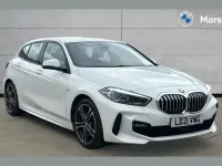 Used BMW 118 M Sport 134 HP (98 kW) 2021 White Hatchback