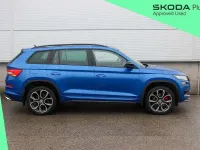 Used Skoda Kodiaq vRS 236 HP (173 kW) 2020 Race blue metallic SUV