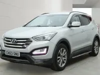 Used Hyundai Santa Fe Premium 197 HP (144 kW) 2013 Silver SUV