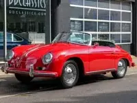 Used Porsche 356 B 75 HP (55 kW) 1959 Red Cabriolet