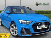 Used Audi A1 Sportback S-Line 150 HP (110 kW) 2019 Blue Hatchback