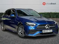 Used Mercedes C200 AMG line 2023 Blue Estate