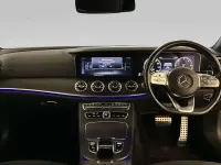 Used Mercedes E220 AMG line 194 HP (142 kW) 2020 Blue Coupe