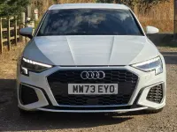 Used Audi A3 S-Line 110 HP (80 kW) 2024 White Hatchback