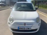 Used Fiat 500 Pop 69 HP (50 kW) 2009 White Cabriolet