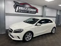 Used Mercedes A200 Premium 136 HP (100 kW) 2017 White Hatchback
