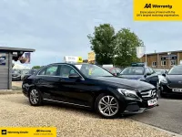 Used Mercedes C220 2018 Black Sedan