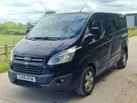 Used Ford Transit Custom Limited 155 HP (114 kW) 2016 Black Van