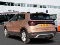 Used VW T-Cross SE 115 HP (84 kW) 2020 Champagne silver SUV